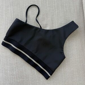 Fabletics Dark Gray Sports Bra. Size S. Tan Line brand